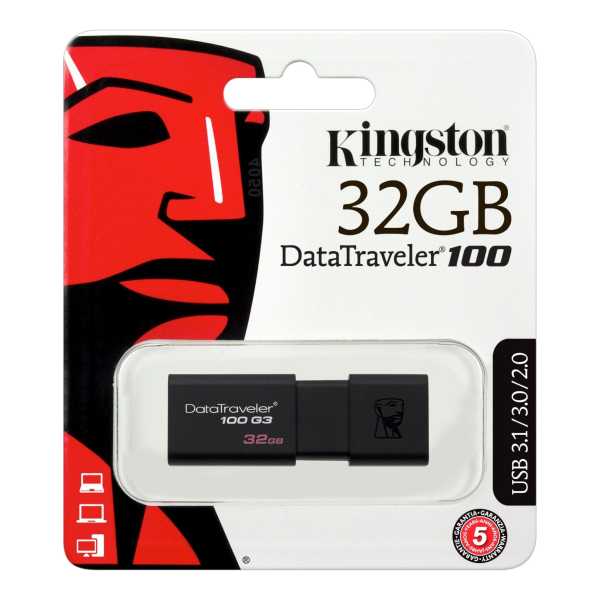 USB Kingston 32G USB 3.0 Tốc độ 100Mb/s- Bảo hành 5 năm FPT- Bền Bỉ - Tốc Độ Cao - Tương Tích 2.0 và 3.0 - vpmax