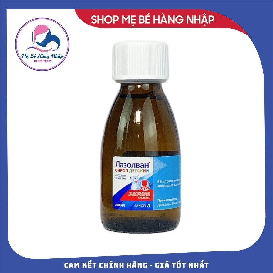 Siro long đờm Lazolvan Nga 100ml