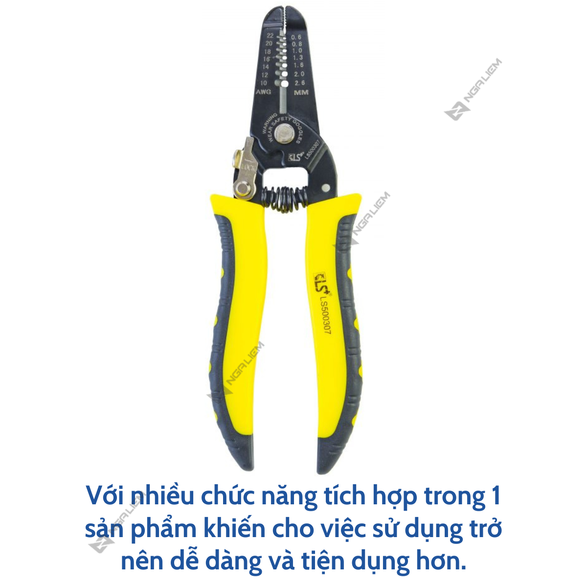 Kìm Tuốt Dây 7in1 - 307 LS+ [Hàng Chính Hãng]