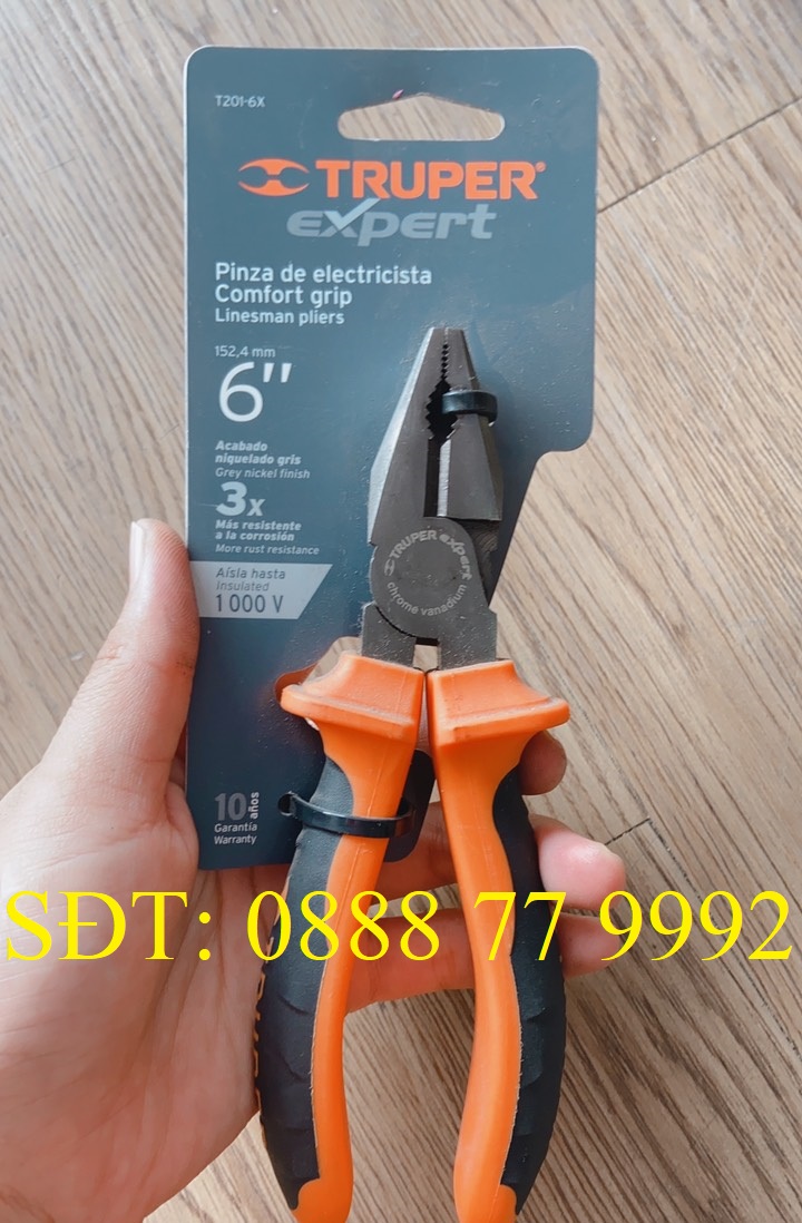 Kìm răng chuyên nghiệp 150mm Truper - 12347