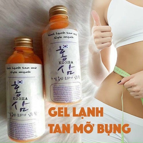 Gel lạnh tan mỡ bụng, đùi Hàn Quốc 300ml