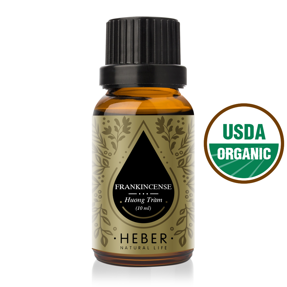 Tinh Dầu Hương Trầm Frankincense Essential Oil Heber Natural Life, 100% Thiên Nhiên Nguyên Chất, Cao Cấp Nhập Khẩu, Xông Thơm Phòng