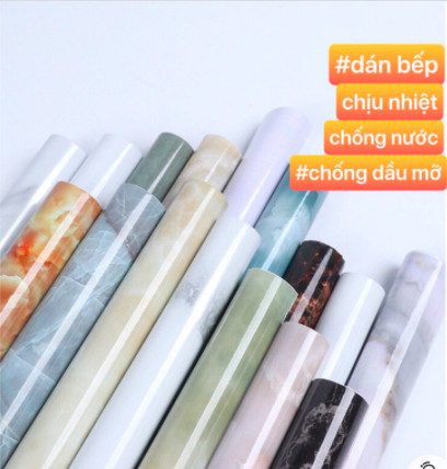 Giấy Dán Bếp Giấy Dán Tường Hoa Văn Khổ 60cm Dài 3m
