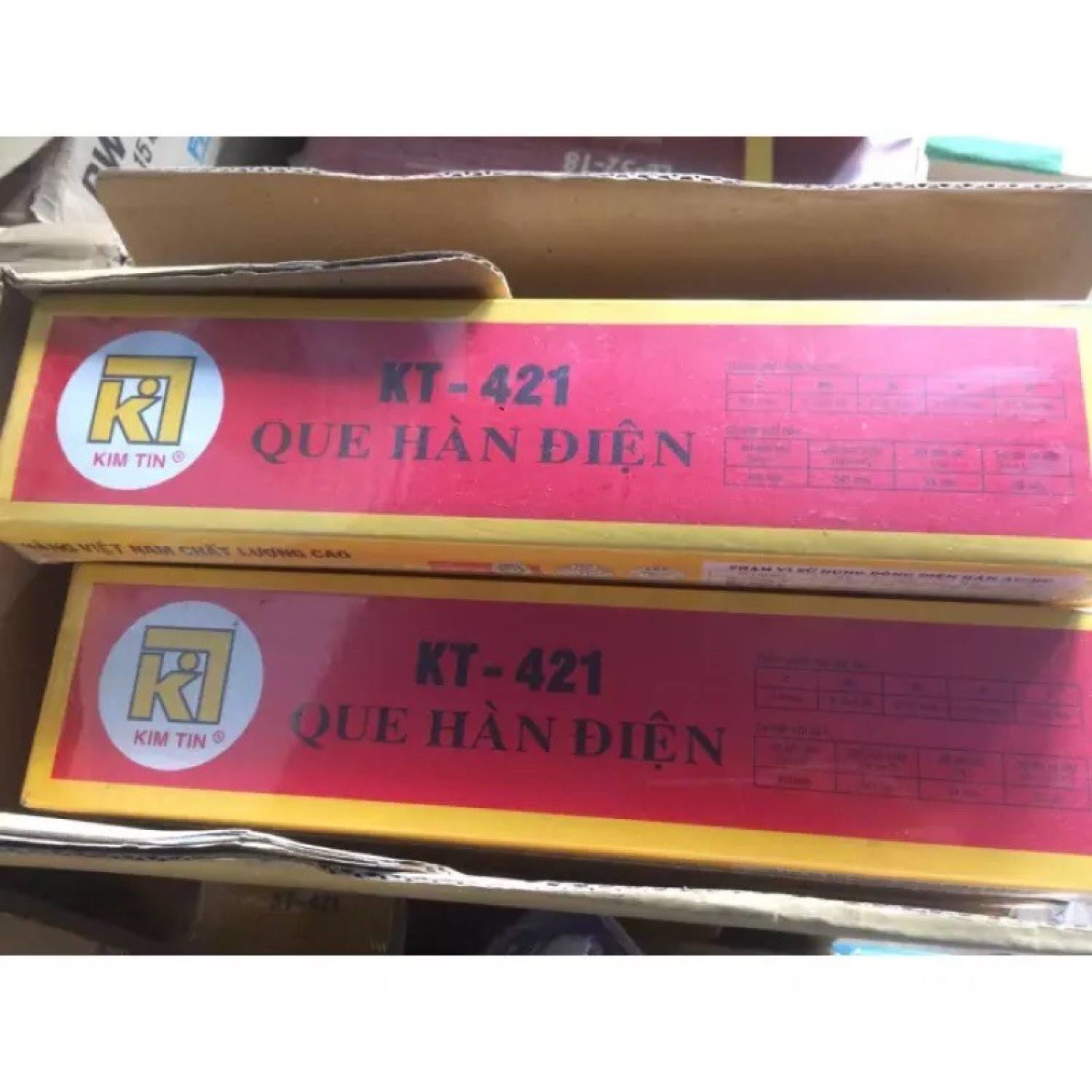 Que hàn sắt, hàn điện Kim Tin 2.5 ly - 3.2 ly (lẻ 5-10 cây)