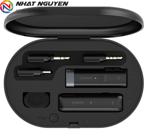 [HCM]BOYA BY WM3U - Micro không dây dành cho máy ảnh và thiết bị Android (24 GHz)