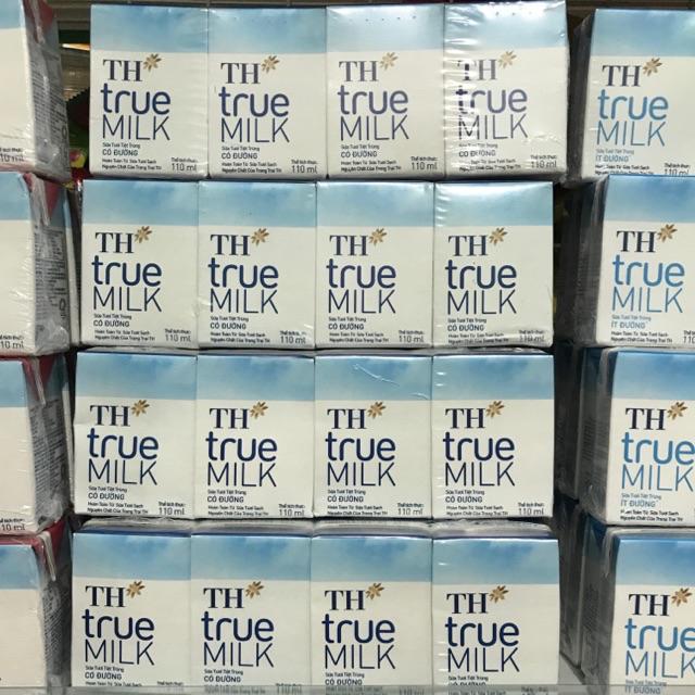 [HN] Vỉ sữa TH true MILK  110ml