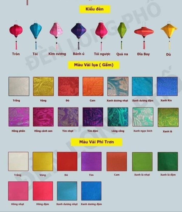 Hội An lanterns Size 25/35/45/55 cm - Waterdrop design