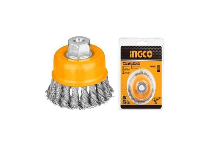 Chén cước xoắn 100mm ingco wb21002