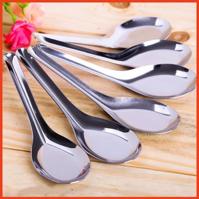 COMBO 10 thìa phở inox loại dày đẹp