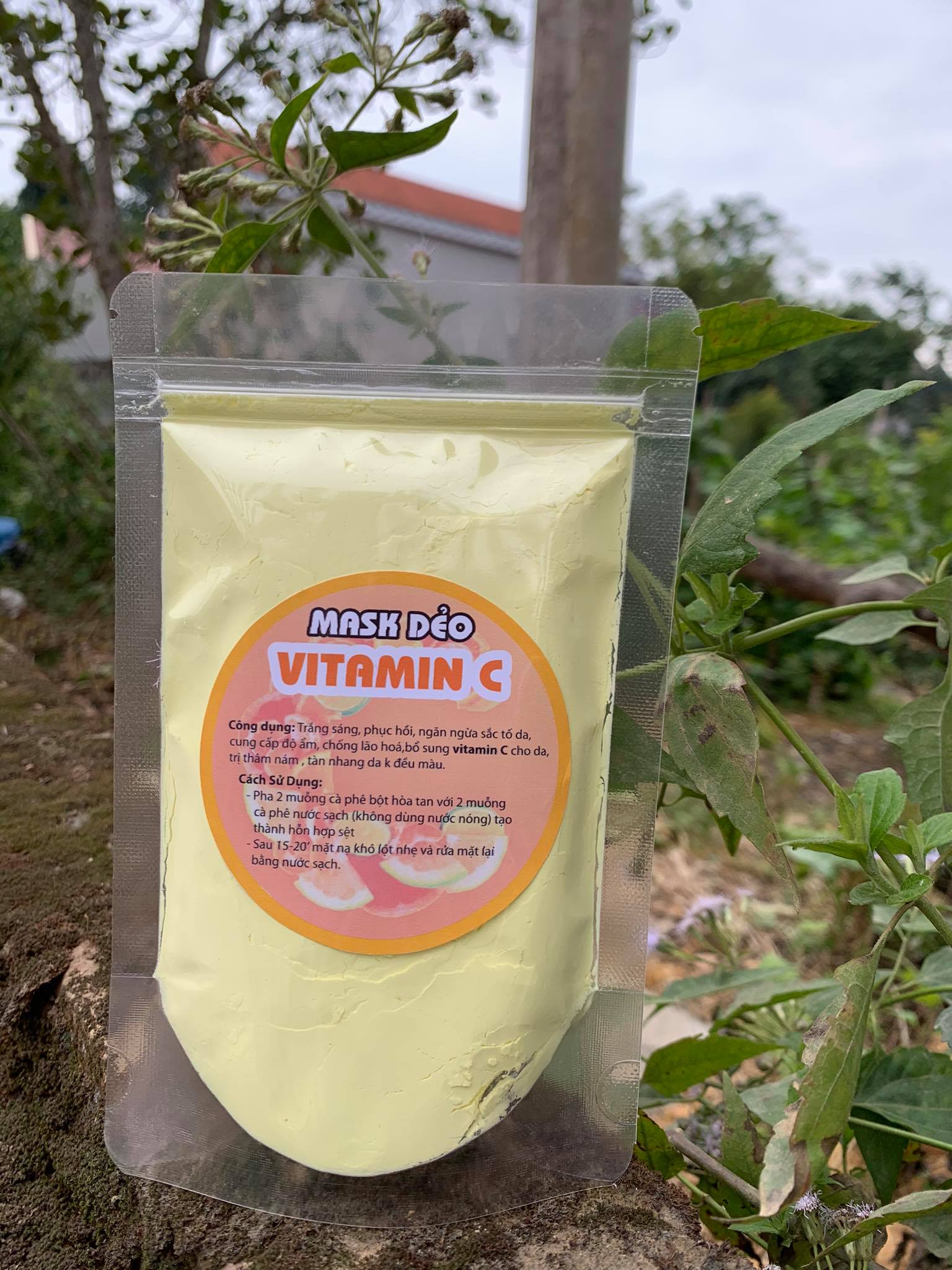Mặt nạ dẻo vitamin c