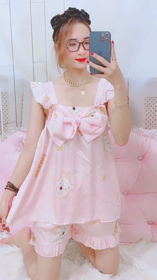 Bộ đùi nơ cánh tiên lụa Latin cao cấp size 40-60kg