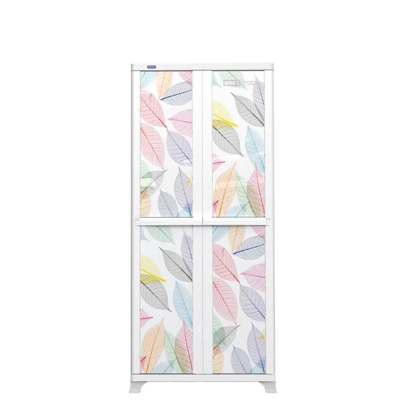 Tủ nhựa Duy Tân cao cấp Wing-L treo quần áo - dành cho người lớn - tặng kèm 10 móc quần áo Duy Tân Giao đúng Màu đã Chọn - Hoa văn ngẫu nhiên theo các hình đã đăng