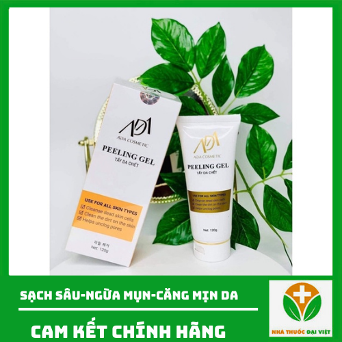 Tẩy tế bào chết ada group giúp loại bỏ các bụi bẩn và da chết ở trên da