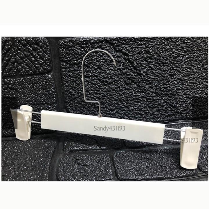 Bộ 10 Móc Kẹp Nhựa Trắng 29cm