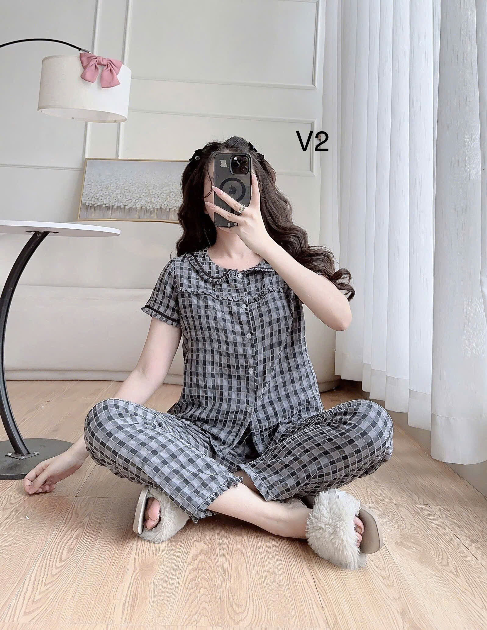 Đồ bộ mặc nhà đẹp, đồ bộ nữ quần dài hot thiết kế siêu xinh