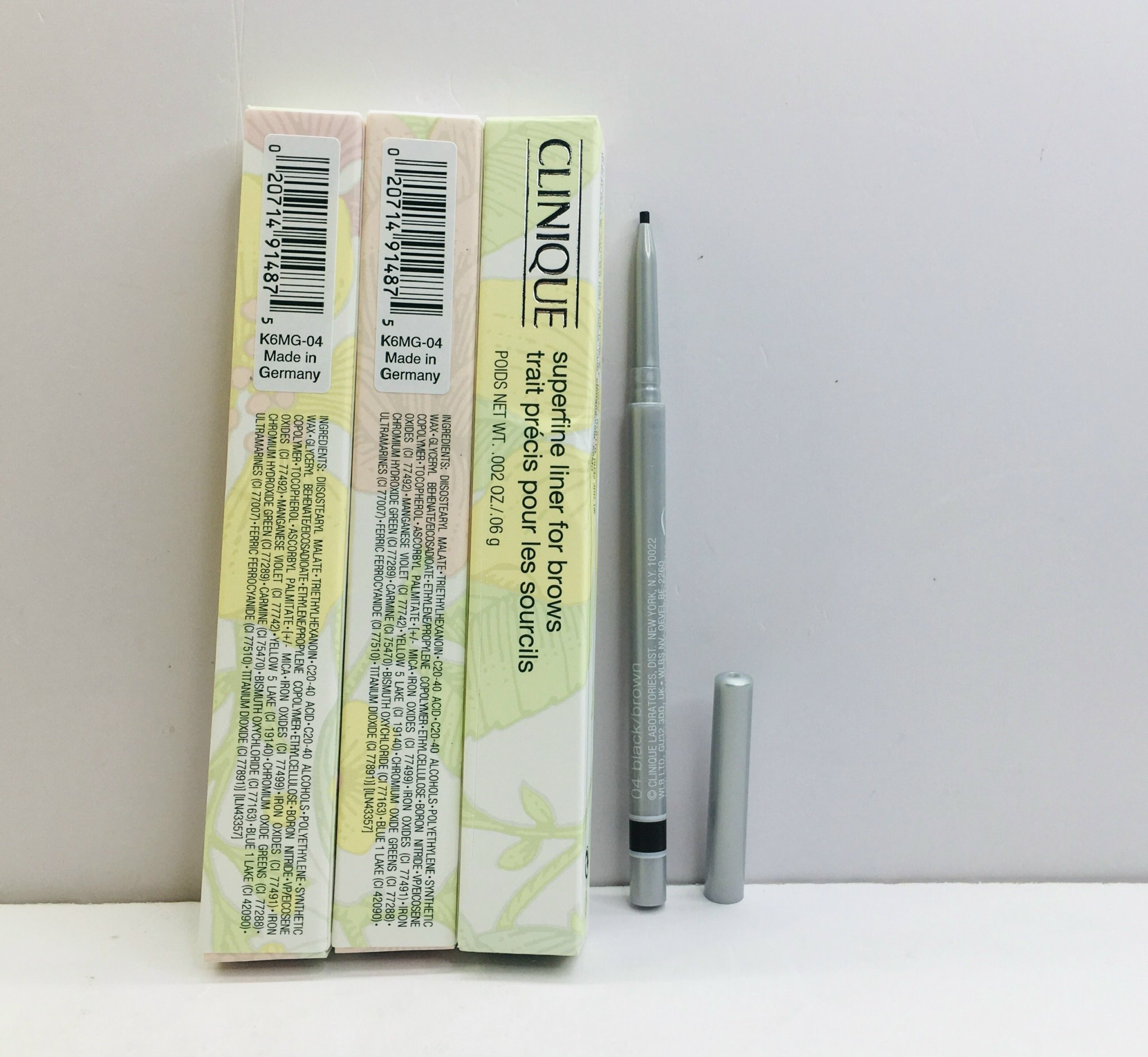 Chì kẻ lông mày Clinique superfine liner for brows của Mỹ