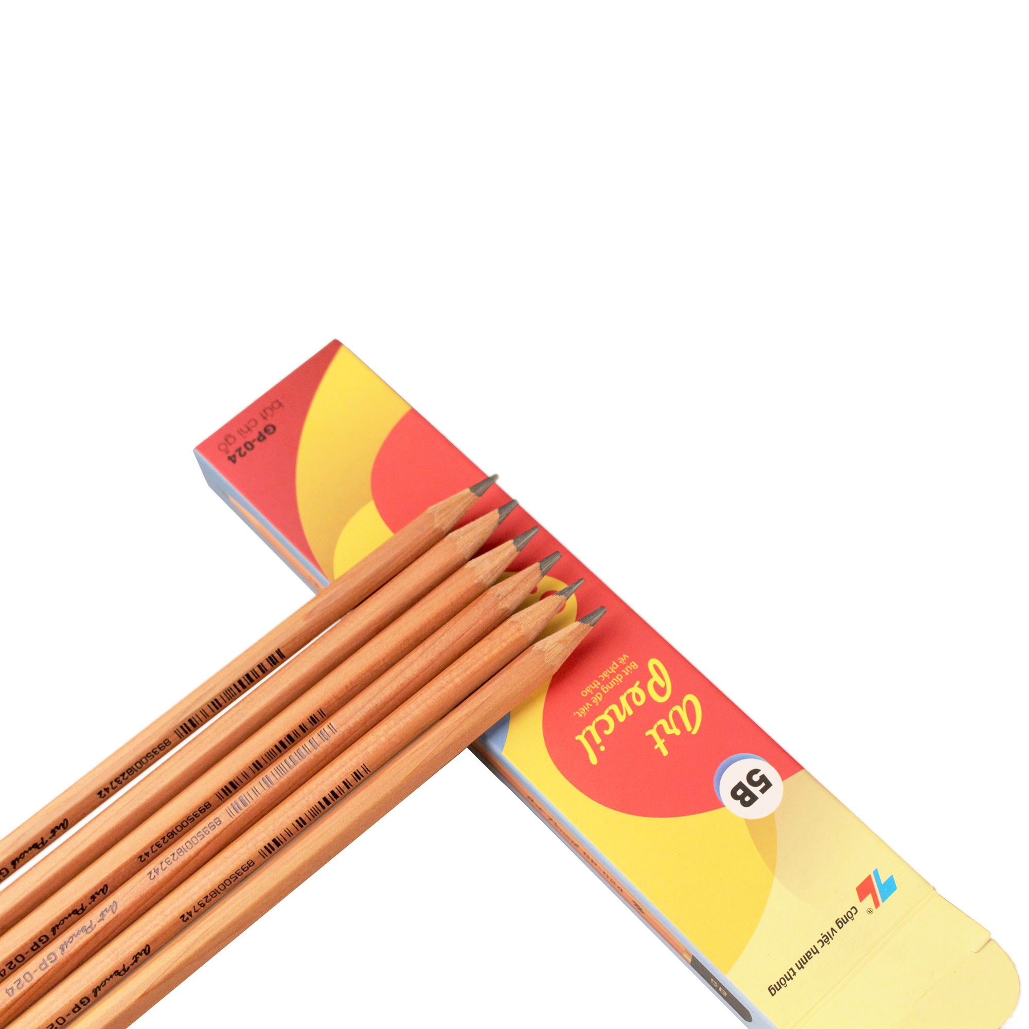 Combo 5 Bút chì mỹ thuật Thiên Long 5B GP-024