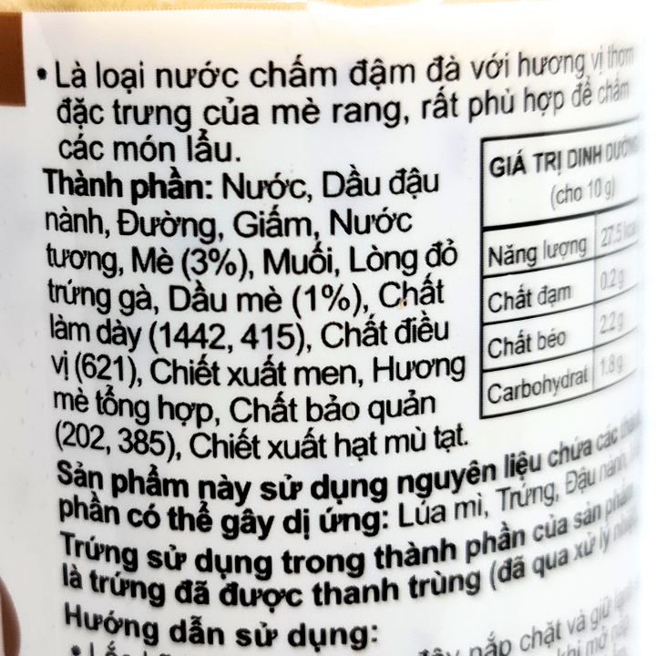 Nước sốt mè rang Kewpie 180ml - Nước chấm mè rang thơm ngon