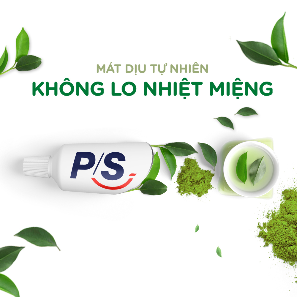 [HCM]Kem Đánh Răng P/S Bảo Vệ 123 Trà xanh 240g