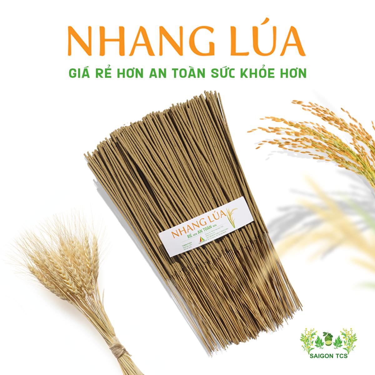 Nhang lúa - Bảo vệ hốc mũi - Ít khói, mùi nhẹ nhàng trung tính. Dùng trong phòng lạnh, phòng kín- Sài Gòn TCS