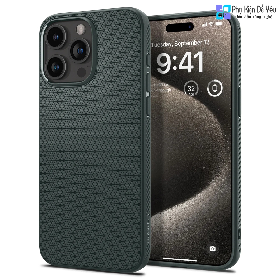 Ốp Spigen Liquid Air cho iPhone 15/ 15 Pro/ 15 Plus/ 15 Pro max ( PHÂN PHỐI CHÍNH HÃNG )