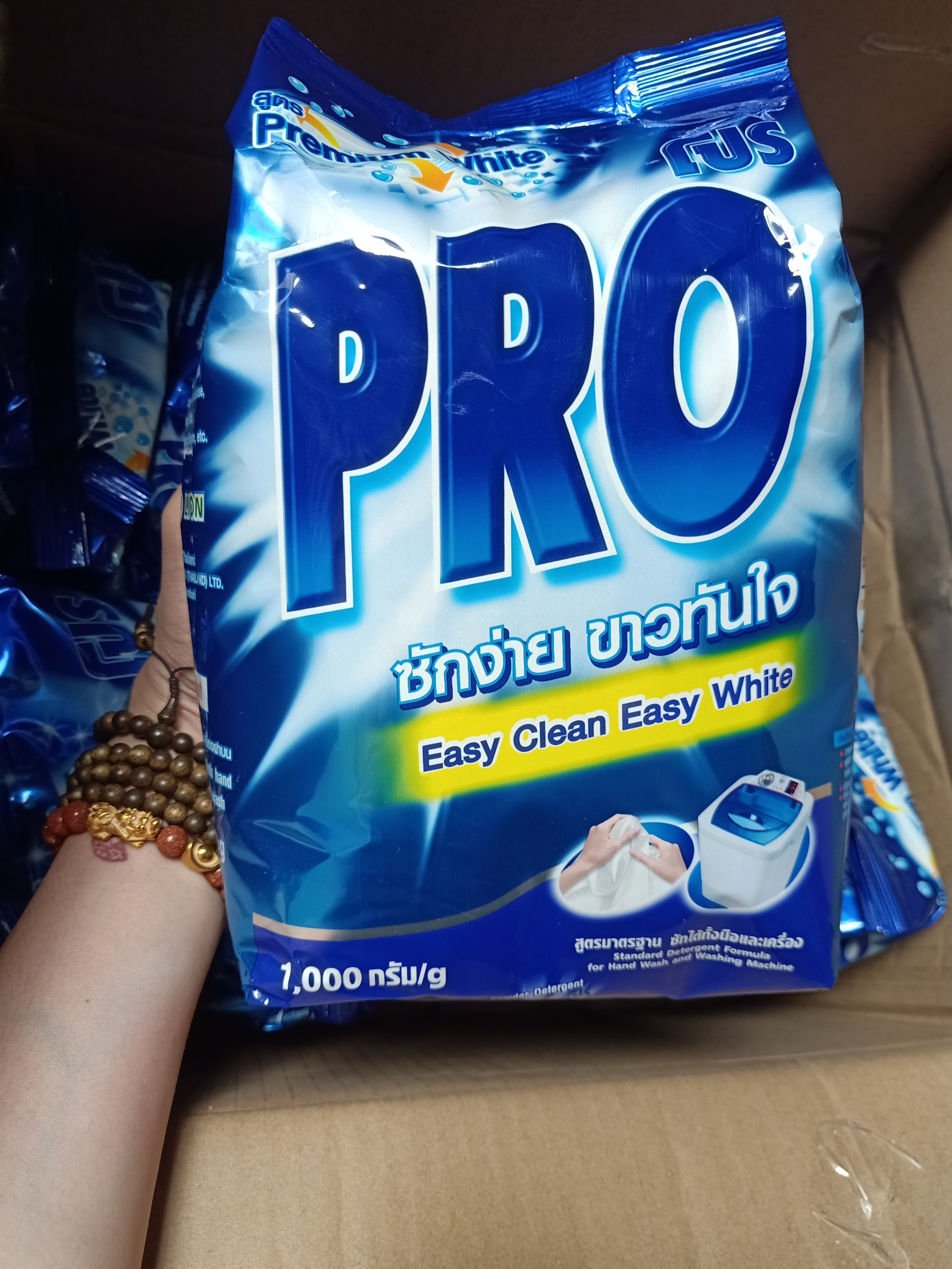 [Hoàn Tiền 10%] Bột giặt Pro 1kg Thái Lan Lion