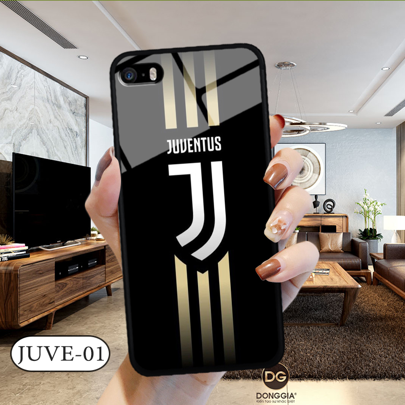 Ốp kính 3D IPHONE 5SE - in biểu tượng đội bóng