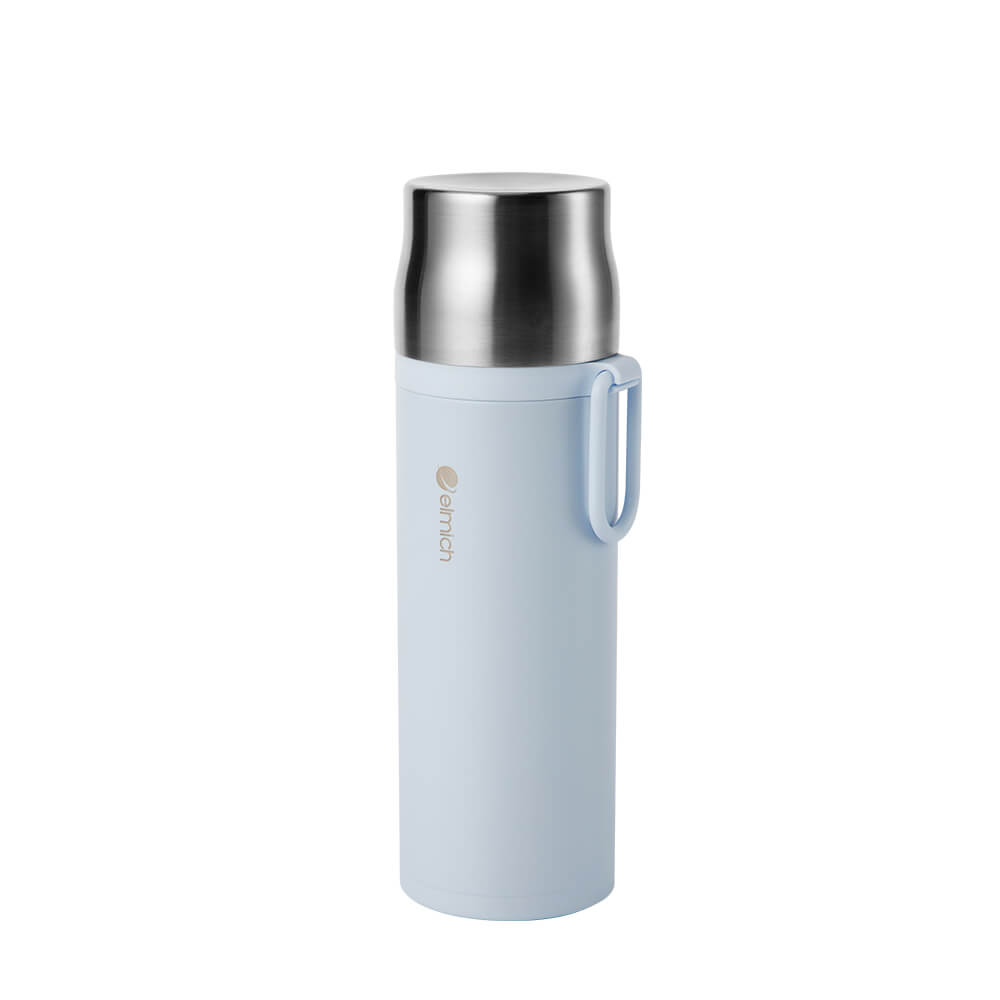 Bình Giữ Nhiệt Elmich EL-8328 (Dung Tích 480ml, Chất Liệu INOX 304, Có Quai Xách)