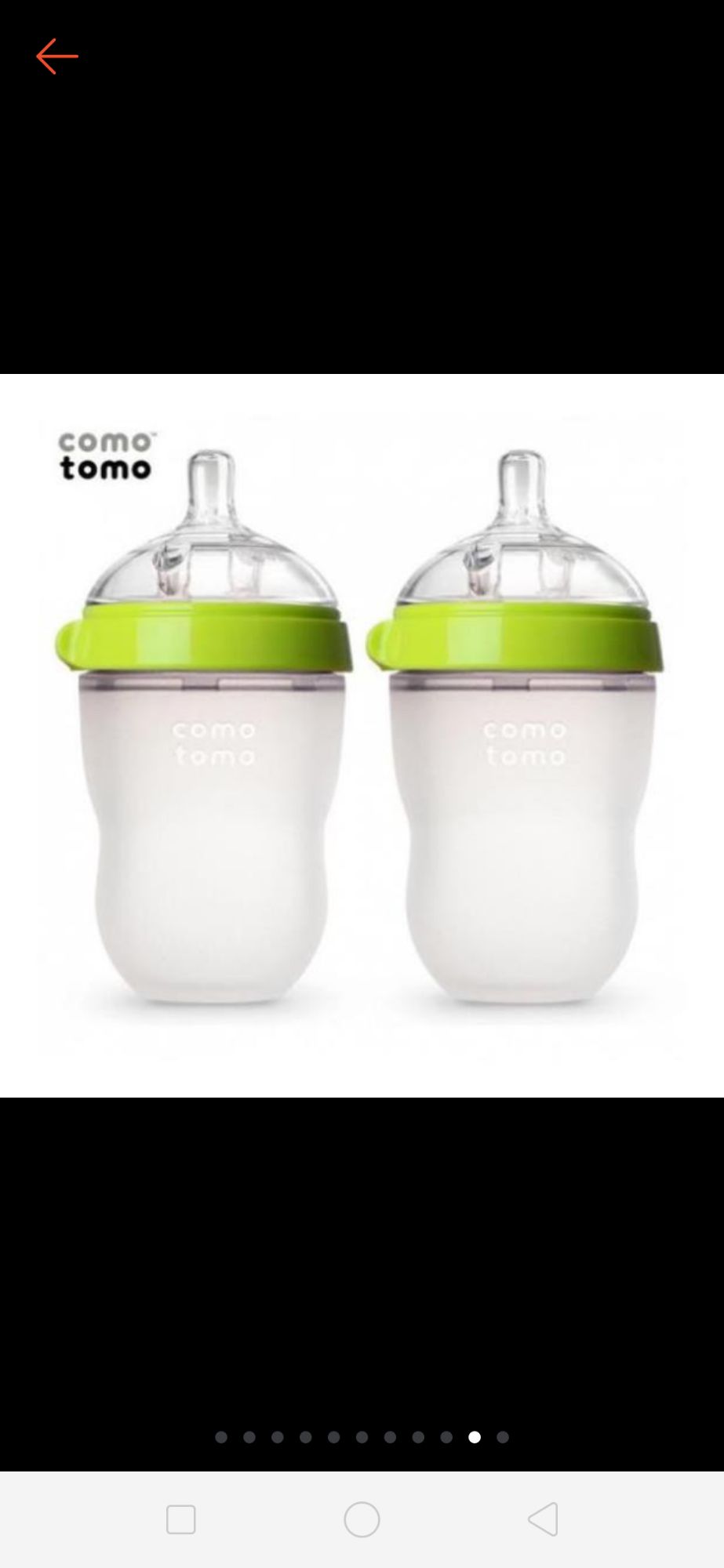 Bộ 2 bình sữa comotomo 150ml/250ml đủ 2 màu xanh/hồng