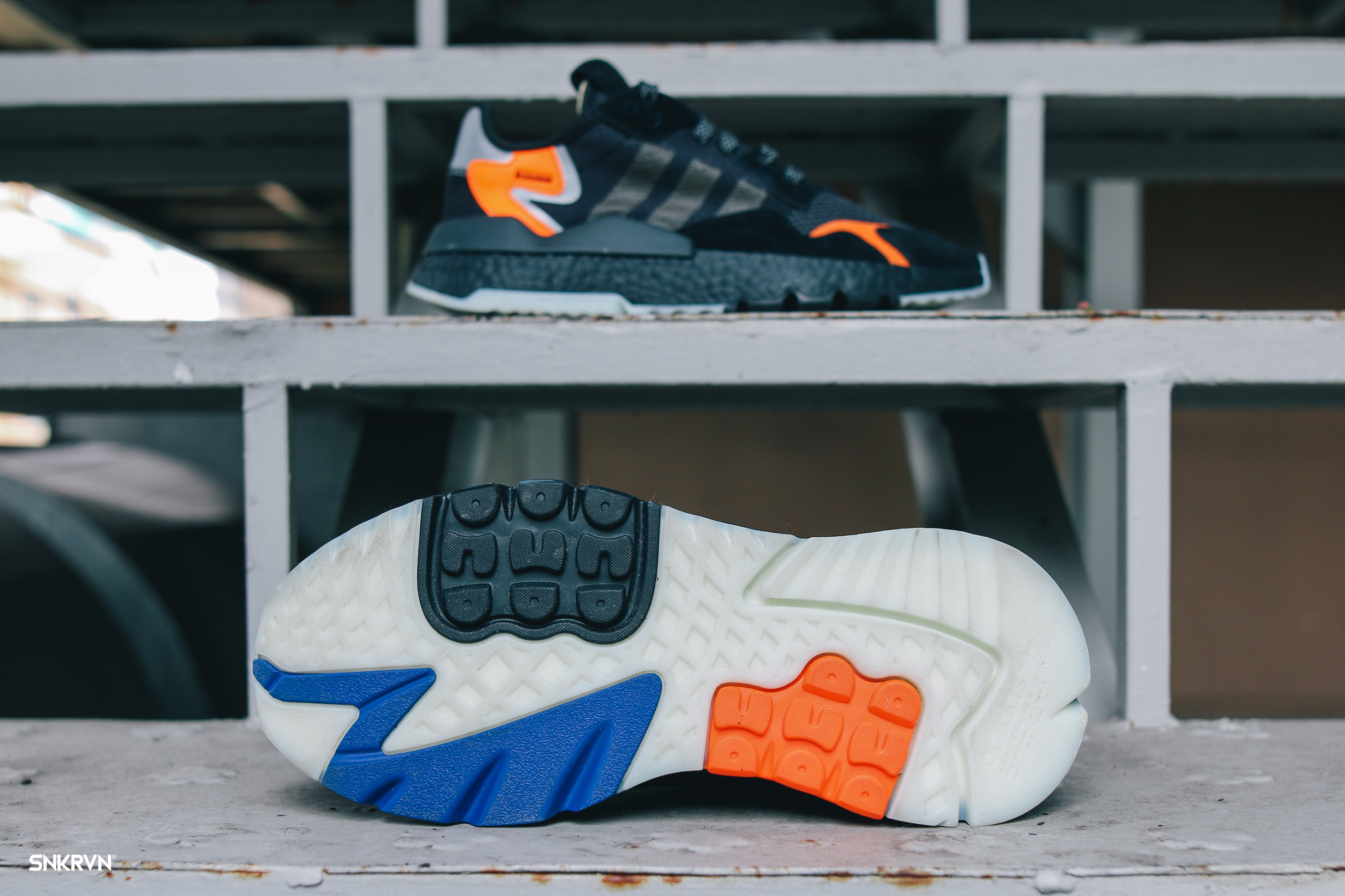 Giày sneaker nam Nite Jogger 2019 Black/Orange size 39
