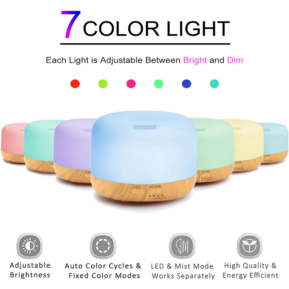 Máy Xông tinh dầu AROMA vân gỗ siêu bền