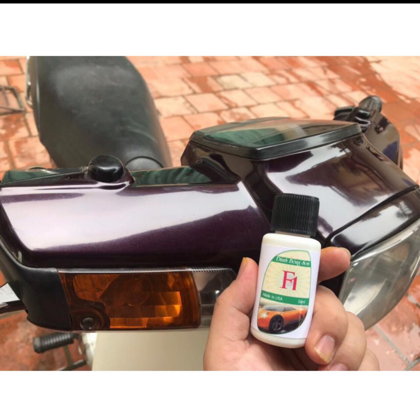 Dung Dịch Đánh Bóng Xe Máy Phủ Nano F1 (Tặng Miếng Đánh)