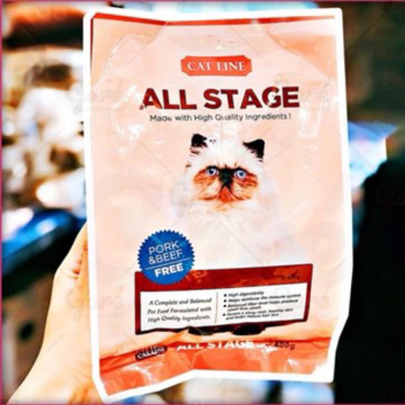 Thức ăn hạt mèo mọi lứa tuổi Cat Line All Stage - 400g - vanhpet