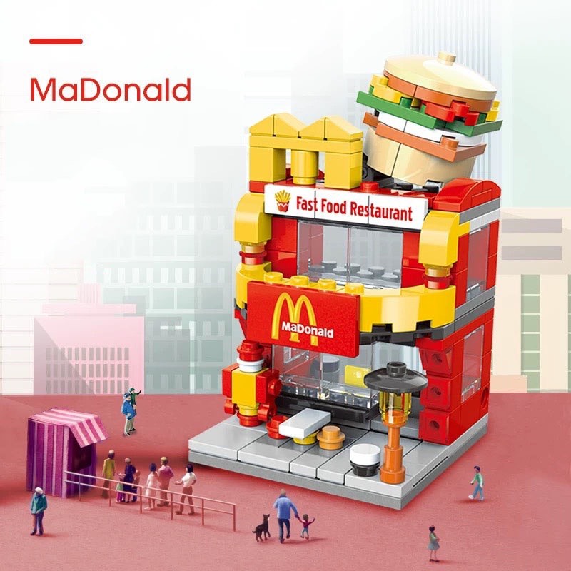 Lego Lắp Ráp Mô Hình Cửa Hàng Mini