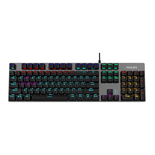 Bàn Phím Cơ Philips Spk8605 | Top bán chạy Lazada Shopee Sendo Tiki 4 Bàn Phím Cơ Philips Spk 8404 Gaming Led Rgb