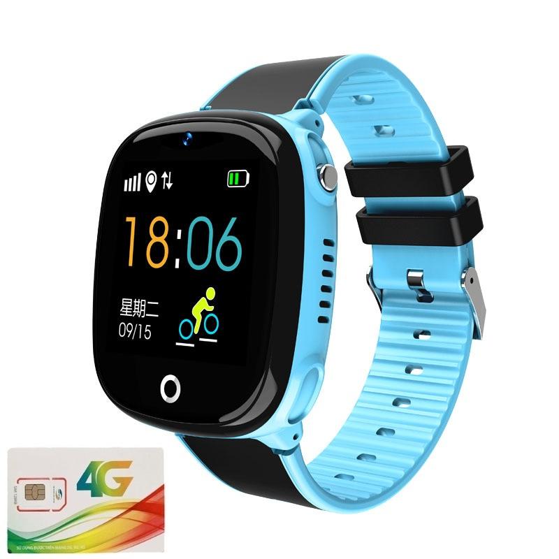 Đồng Hồ thông minh định vị GPS Hw11 cho trẻ em + SIM Ngh gọi  Xanh