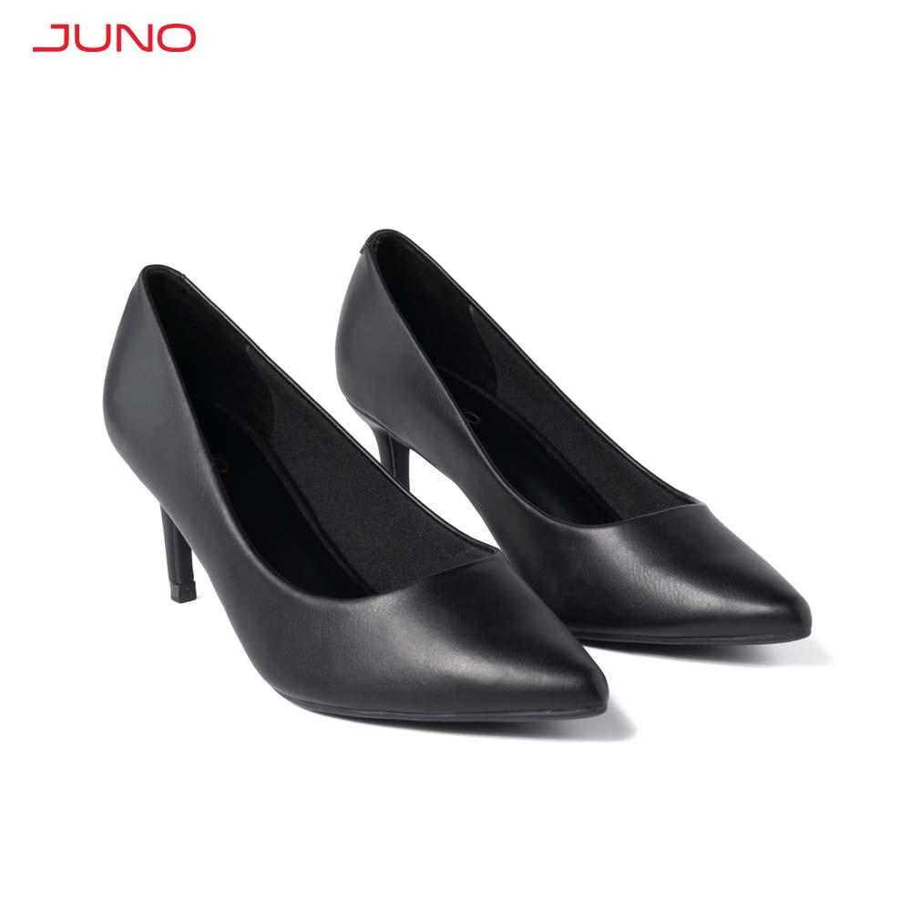 Giày Cao Gót Nữ 7cm Thời Trang JUNO Mũi Nhọn Gót Thanh CG07080