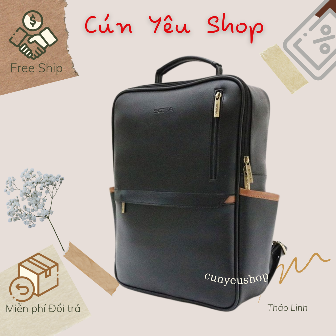 Balo BA145 Cunyeushop SOFIA laptop 15.6 inch bao bền