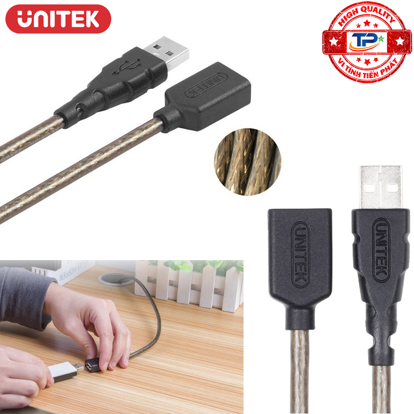 Cáp USB nối dài 1,8m - hiệu Unitek Y-C416