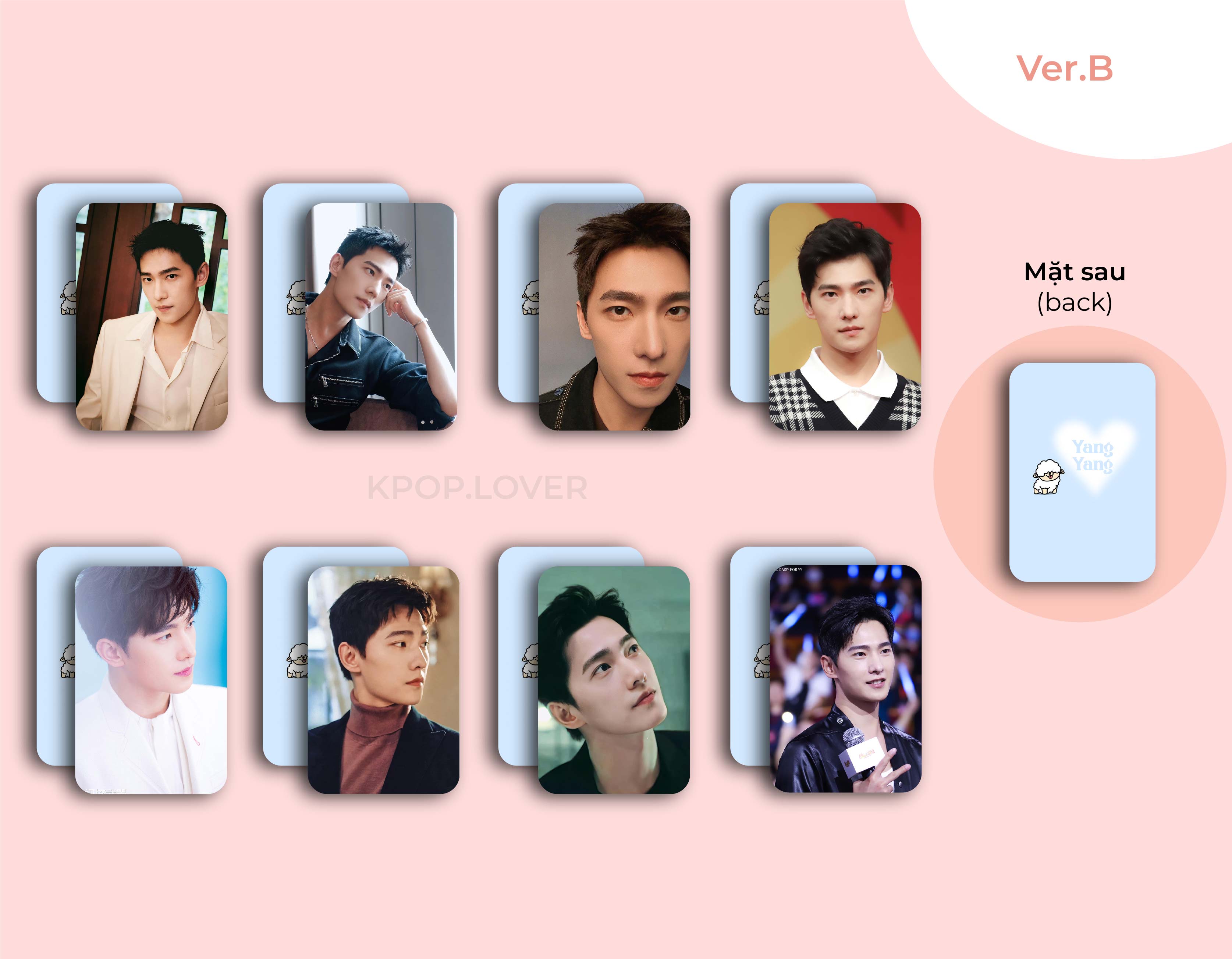 SET 8 CARD BO GÓC DƯƠNG DƯƠNG