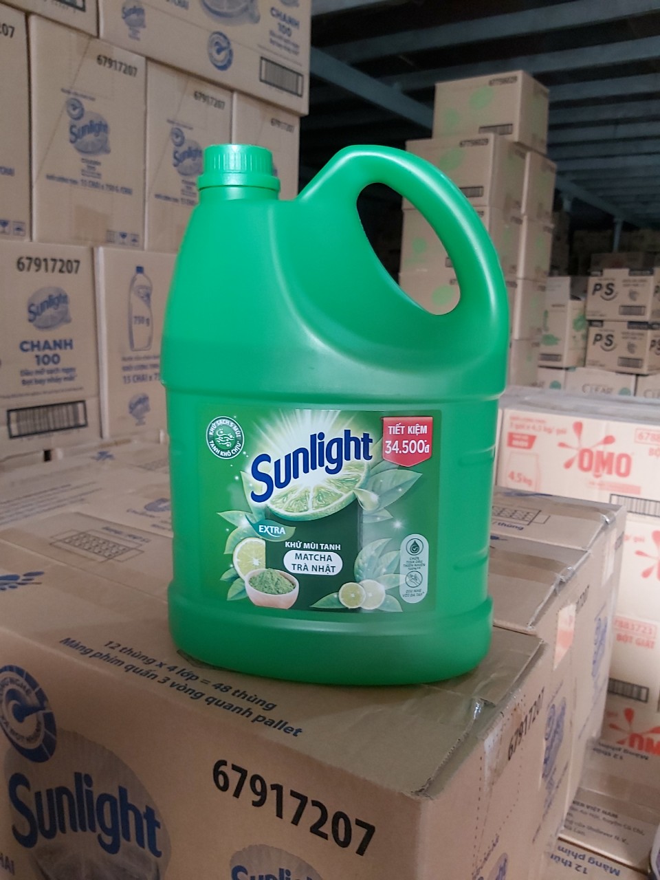 [HCM] Nước Rửa Chén Sunlight Hương Chanh 3,6Kg