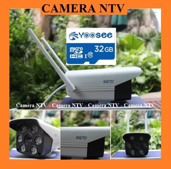 [HCM]( Combo Camera ) Camera IP Wifi Yoosee HD1080 Ngoài trời chống nước - TẶNG KÈM THẺ YOOSEE 32G