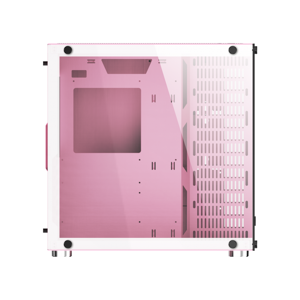 Vỏ Case Xigmatek Aquarius Plus QUEEN (Mid Tower/Màu Hồng)