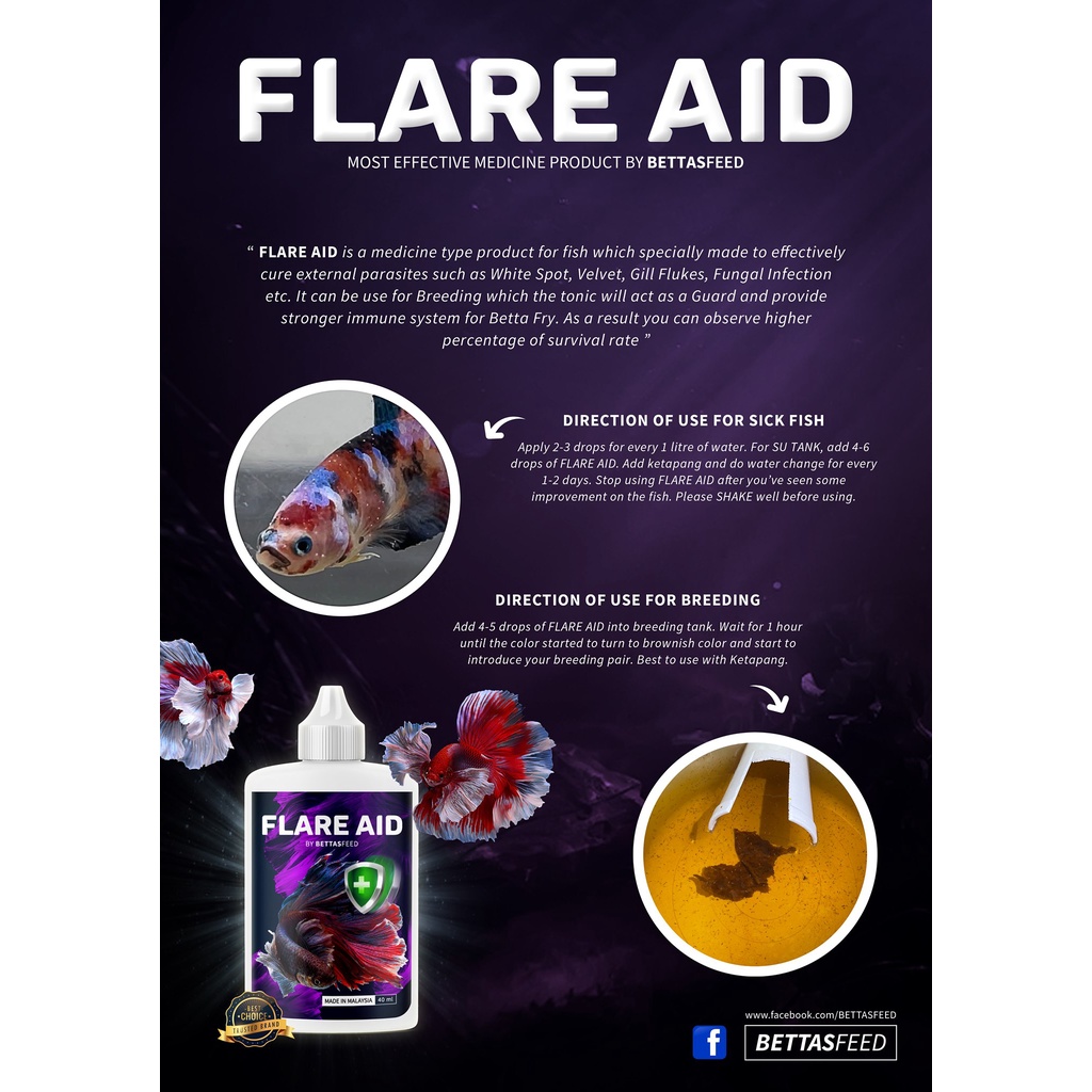 Combo t.h.u.ốc ép cá Flare & Flare AID