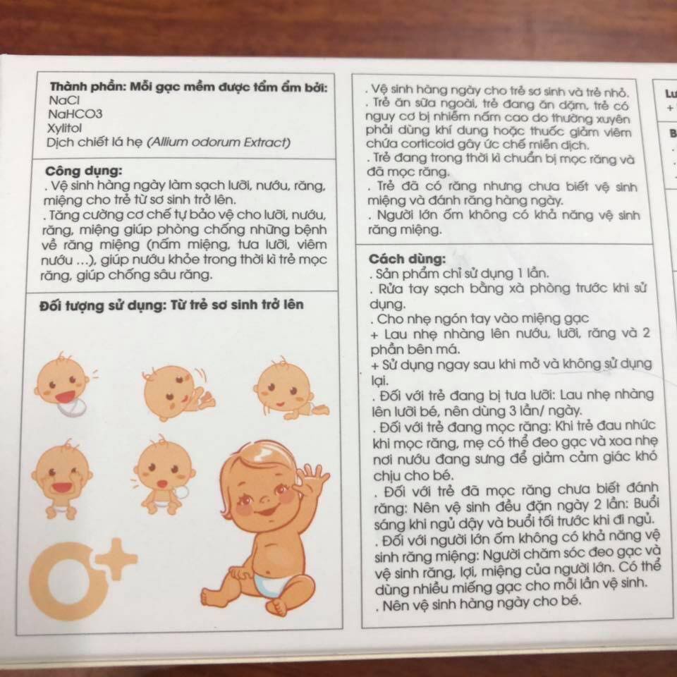 Gạc rơ lưỡi Dr.Papie (1 hộp 30 gói) - Sukem Shop