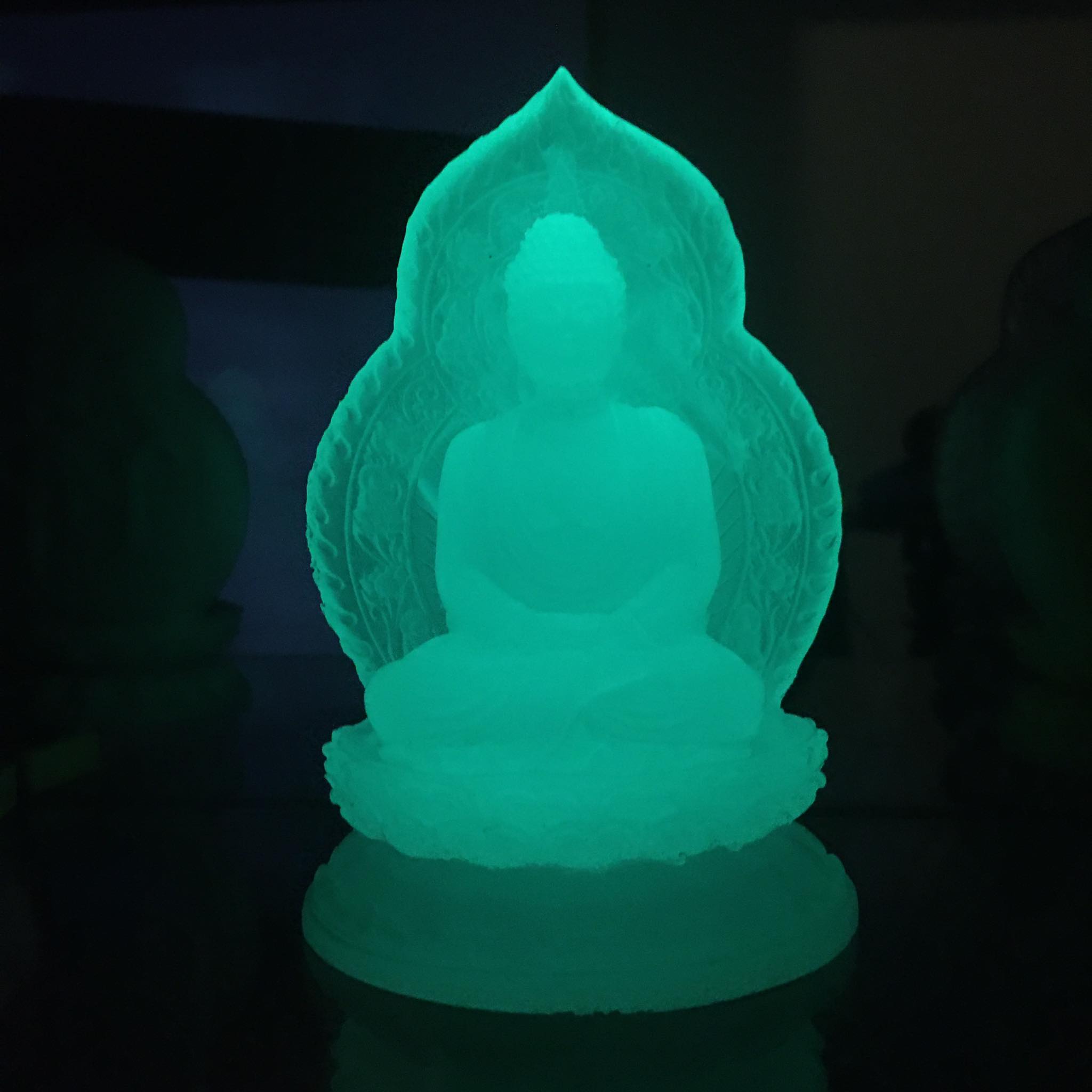 Tượng phật - tượng phật a di đà - tượng a di đà có dạ quang cao 15 cm - tượng a di đà có dạ quang cao 15 cm