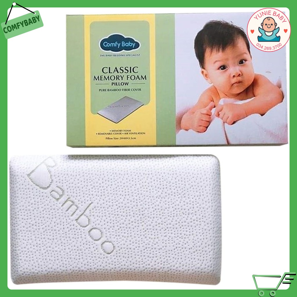 Gối sợi tre (bamboo) chống ngạt Comfybaby
