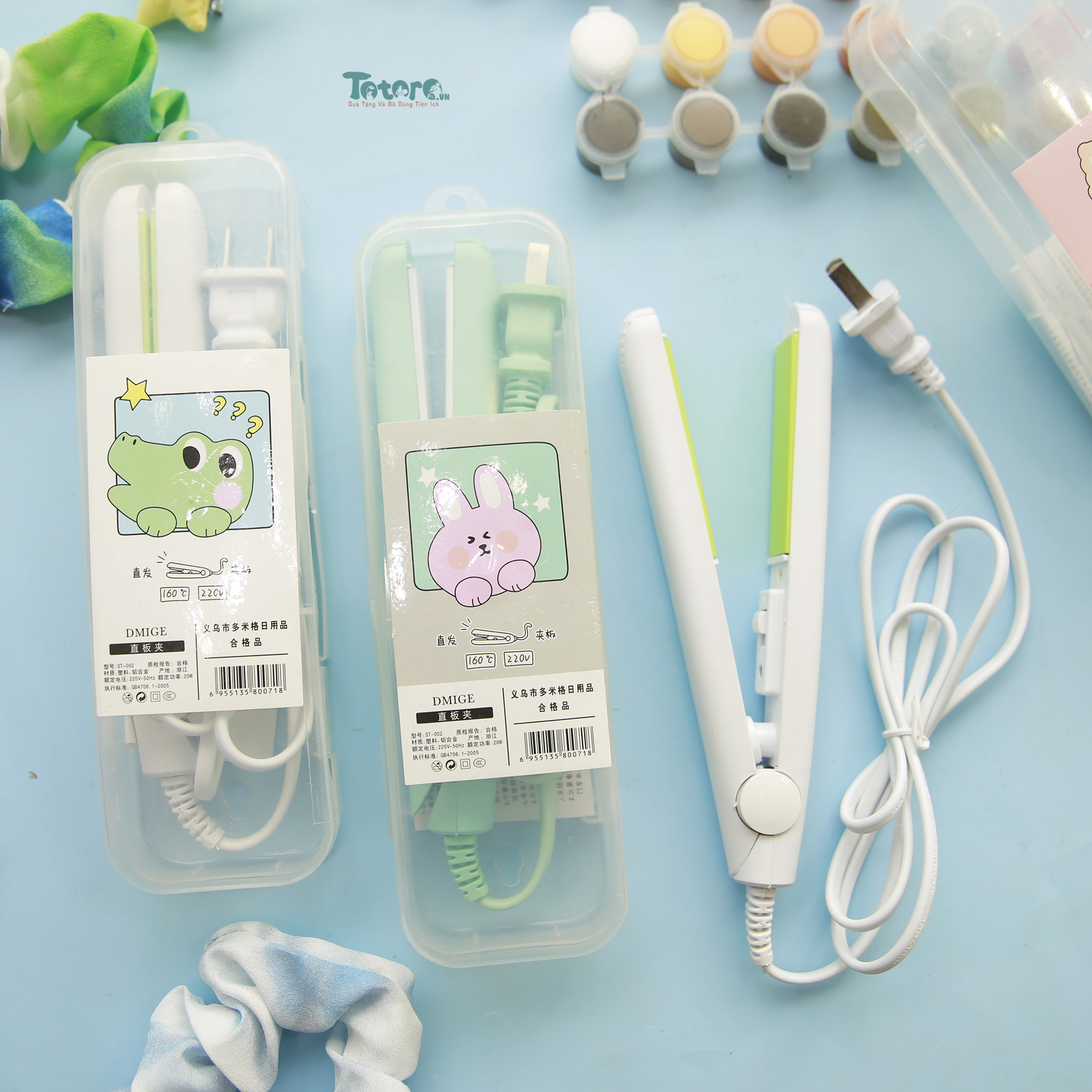 Máy uốn là tóc mini hoạt hình đáng yêu