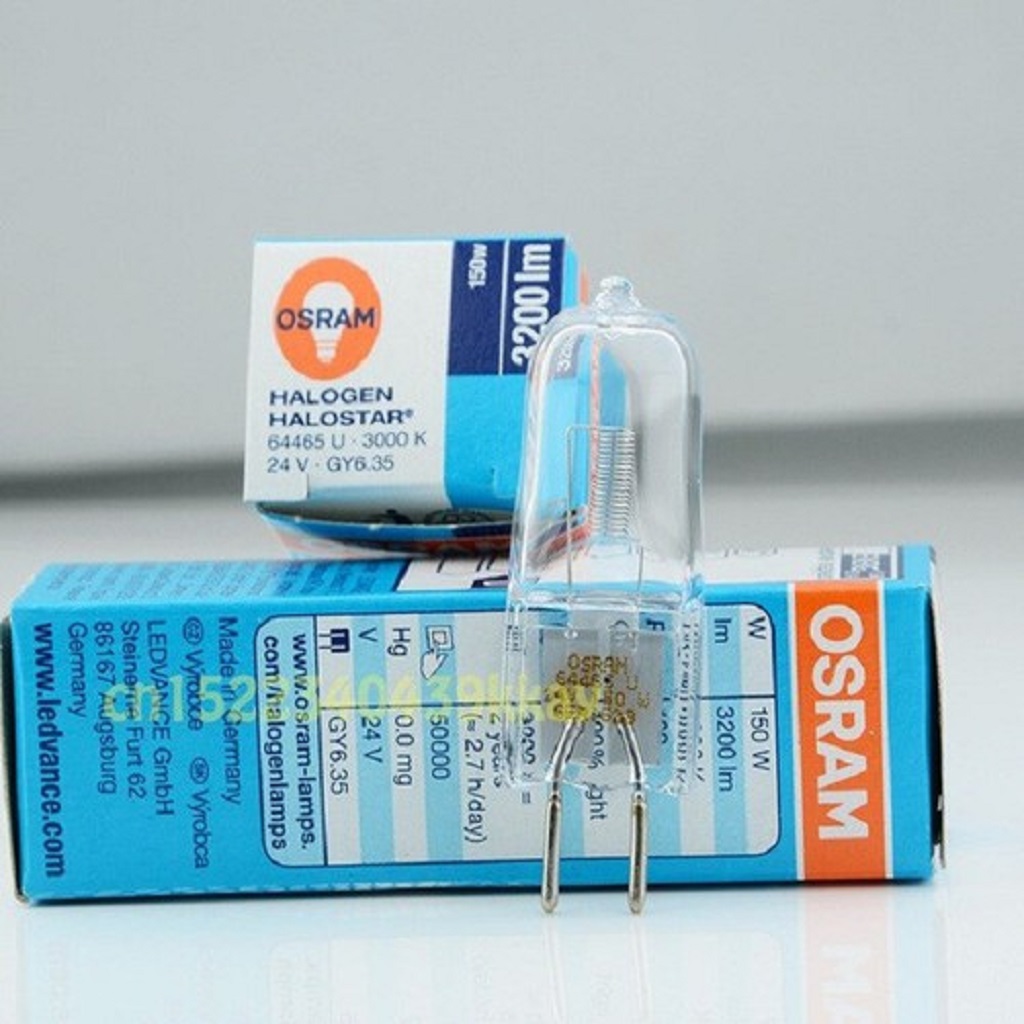 Bóng đèn Halogen 150W 24V 64465U, Osram, Đức