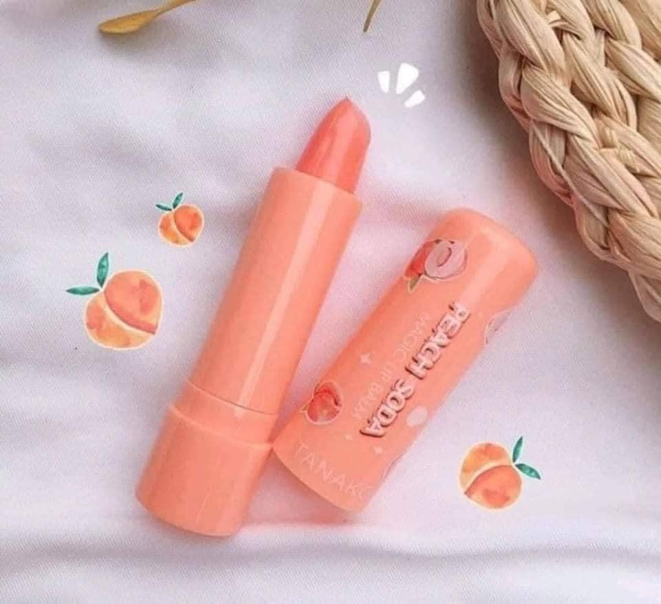Son dưỡng môi đào tanako thái lan magic lip balm